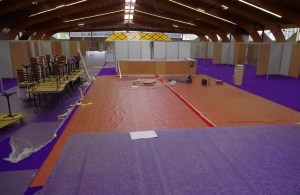 Le bar vu depuis le podium